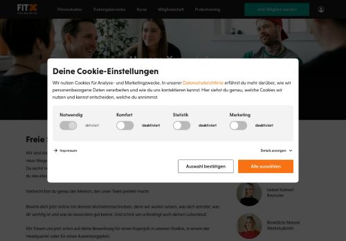 
                            9. FitX Fitnessstudio | Job-Angebote