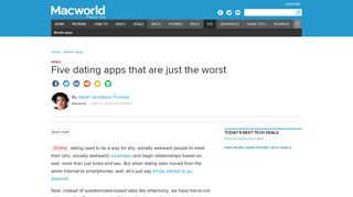 
                            11. Five dating apps that are just the worst | Macworld