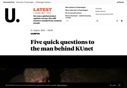 
                            3. Five quick questions to the man behind KUnet - Uniavisen