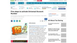 
                            10. Five steps to activate Universal Account Number - The Economic Times