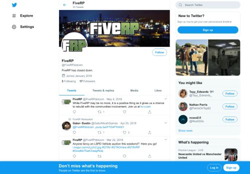 
                            4. FiveRP (@FiveRPdotcom) | Twitter