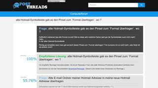 
                            9. Fix alte Hotmail-Symbolleiste gab es den Pinsel zum `Format ...