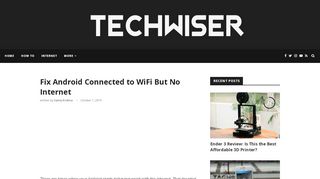 
                            7. Fix Android Connected to WiFi But No Internet | TechWiser