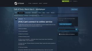 
                            12. [FIX] Cant connect to online service :: Call of Duty: Black Ops II ...