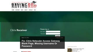 
                            9. Fix Citrix Netscaler Access Gateway VPN IE11 Compatibility Issue