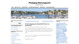 
                            10. Fix för inlogging på skolportalen/Fronter via Ipad/Iphone | Pedagog ...