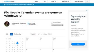 
                            8. Fix: Google Calendar events are gone on Windows 10