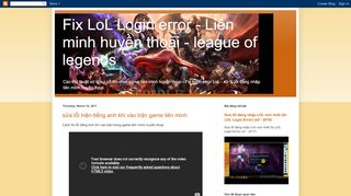 
                            4. Fix LoL Login error - Liên minh huyền thoại - league of legends