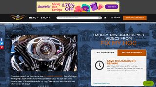 
                            10. Fix My Hog - Harley Davidson Repair Videos