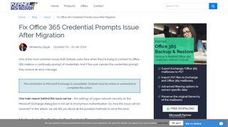 
                            9. Fix Office 365 Credential Prompts Issue After Migration