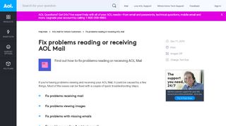 
                            10. Fix problems reading or receiving AOL Mail - AOL Help