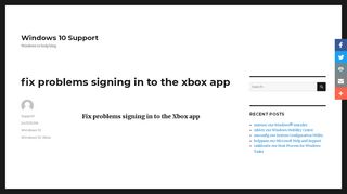 
                            7. fix problems signing in to the xbox app – Windows 10 Support