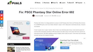 
                            6. Fix: PSO2 Phantasy Star Online Error 602 - Appuals.com