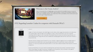
                            6. [FIX] Regarding Launcher Crashes for computers with Hamachi (Win7 ...