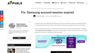 
                            9. Fix: Samsung account session expired - Appuals.com