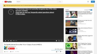 
                            8. Fix Spotify abroad Error after 14 or 15 days of use || HINDI || - YouTube