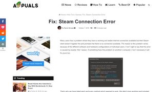 
                            12. Fix: Steam Connection Error - Appuals.com