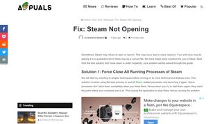 
                            8. Fix: Steam Not Opening - Appuals.com