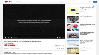 
                            9. Fix The Connection to Microsoft Exchange is Unavailable - YouTube