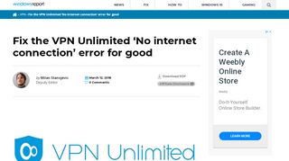 
                            9. Fix the VPN Unlimited 'No internet connection' error for good