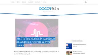 
                            10. Fix Tik Tok Musical.ly App Errors on Android - DigitBin