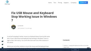 
                            8. Fix USB Mouse and Keyboard Stop Working Issue in Windows 7 ...