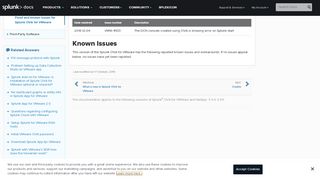 
                            9. Fixed and known issues for Splunk OVA for VMware - Splunk ...