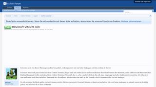 
                            9. Fixed - Minecraft schließt sich | Craften Forum
