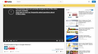 
                            5. [Fixed] Unable to Sign in Google Adsense.! - YouTube