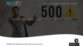 
                            9. FIXED WordPress 500 Internal Server Error - WP Fix It