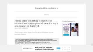 
                            10. Fixing Error validating element: The element has been orphaned ...