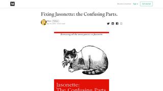 
                            9. Fixing Jasonette: the Confusing Parts. – Ethan – Medium
