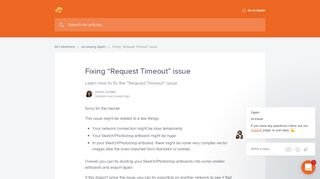 
                            2. Fixing “Request Timeout” issue | Zeplin Help Center