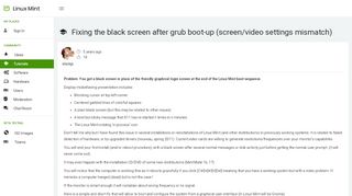 
                            9. Fixing the black screen after grub boot-up (screen/video settings ...
