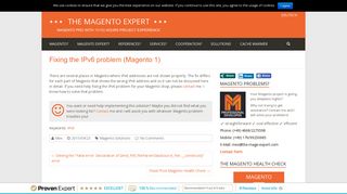 
                            3. Fixing the IPv6 problem | The Magento Expert