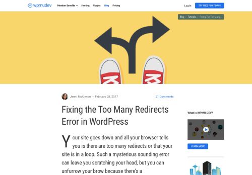 
                            6. Fixing the Too Many Redirects Error in WordPress - WPMU DEV