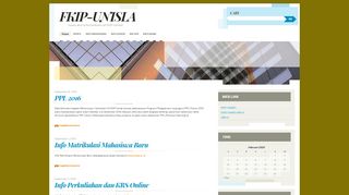 
                            8. FKIP-UNISLA | news and informations of FKIP Unisla
