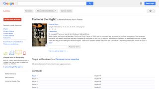
                            4. Flame in the Night: A Novel of World War II France