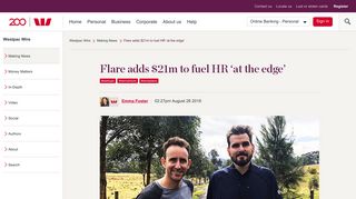 
                            10. Flare adds $21m to fuel HR 'at the edge' | Westpac