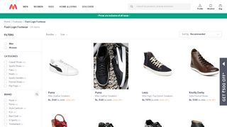 
                            3. Flash Login Footwear - Myntra