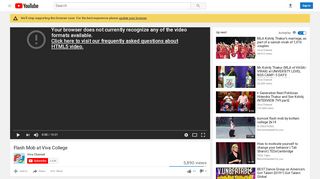 
                            7. Flash Mob at Viva College - YouTube