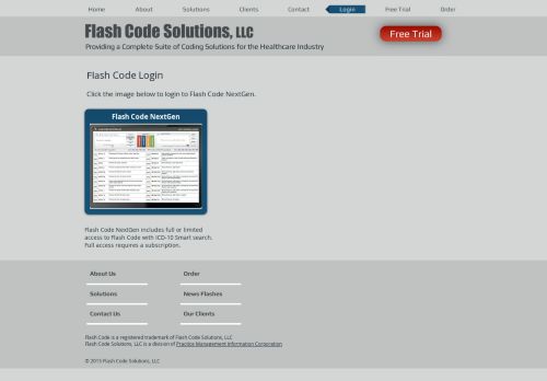 
                            4. flashcodesolutions | Login - Flash Code Solutions, LLC