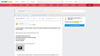 
                            5. FLASHIN MODAL 160RB INCOME JUTAAN PER HARI LANGSUNG MASUK REKENING ...
