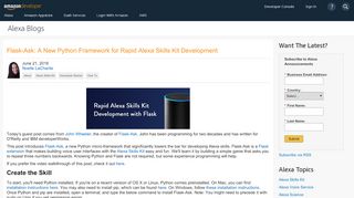 
                            4. Flask-Ask: A New Python Framework for Rapid Alexa Skills Kit ...