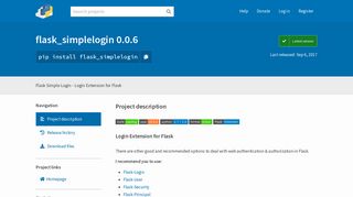 
                            10. flask_simplelogin · PyPI