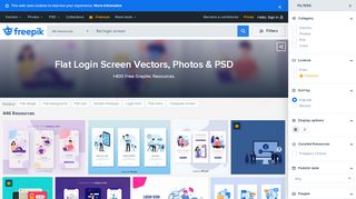 
                            12. Flat Login Screen Vectors, Photos and PSD files | Free Download