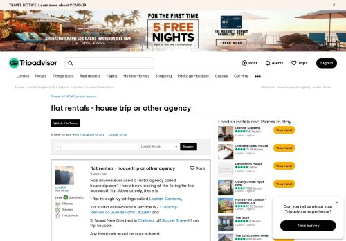 
                            11. flat rentals - house trip or other agency - London Forum - TripAdvisor