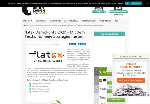 
                            11. flatex Demokonto ⇒ schnell und einfach erstellt - Aktien kaufen