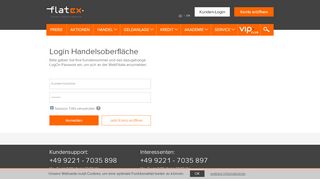 
                            3. flatex Kunden Login - Start Trading App | flatex online Broker