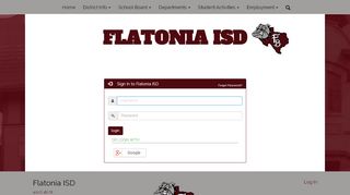 
                            12. Flatonia ISD - Site Administration Login